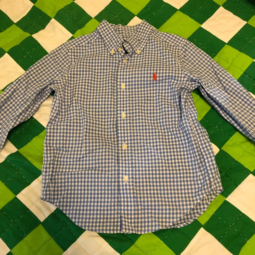 Ralph Lauren Gingham Print 4T